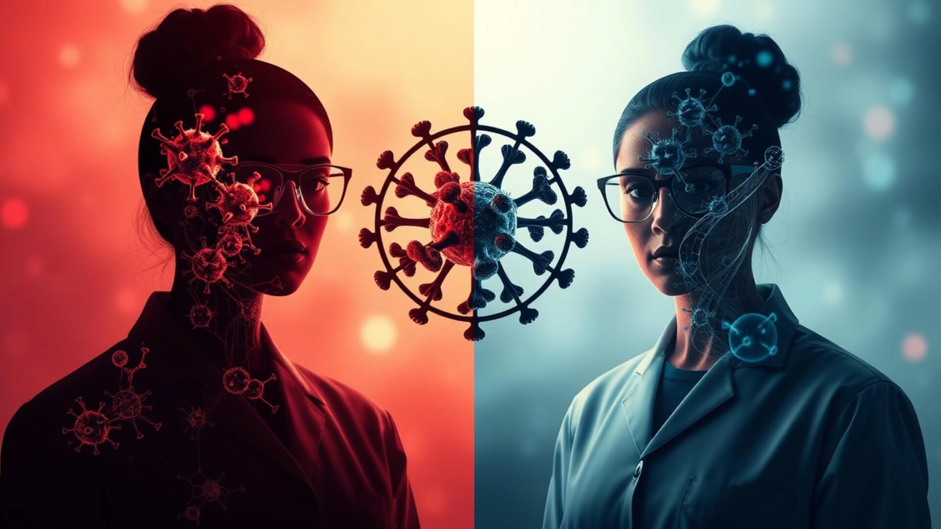 Ilustração de biologia sintética em conteúdo de IA da Abria